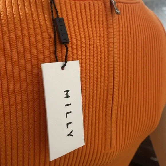 Milly  coral Sleeveless Knit Dress/ The size is medium but may fit size small. - Picture 14 of 14